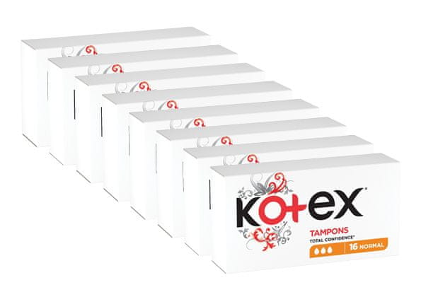 Kotex Tampóny Normal 8 x 16 ks